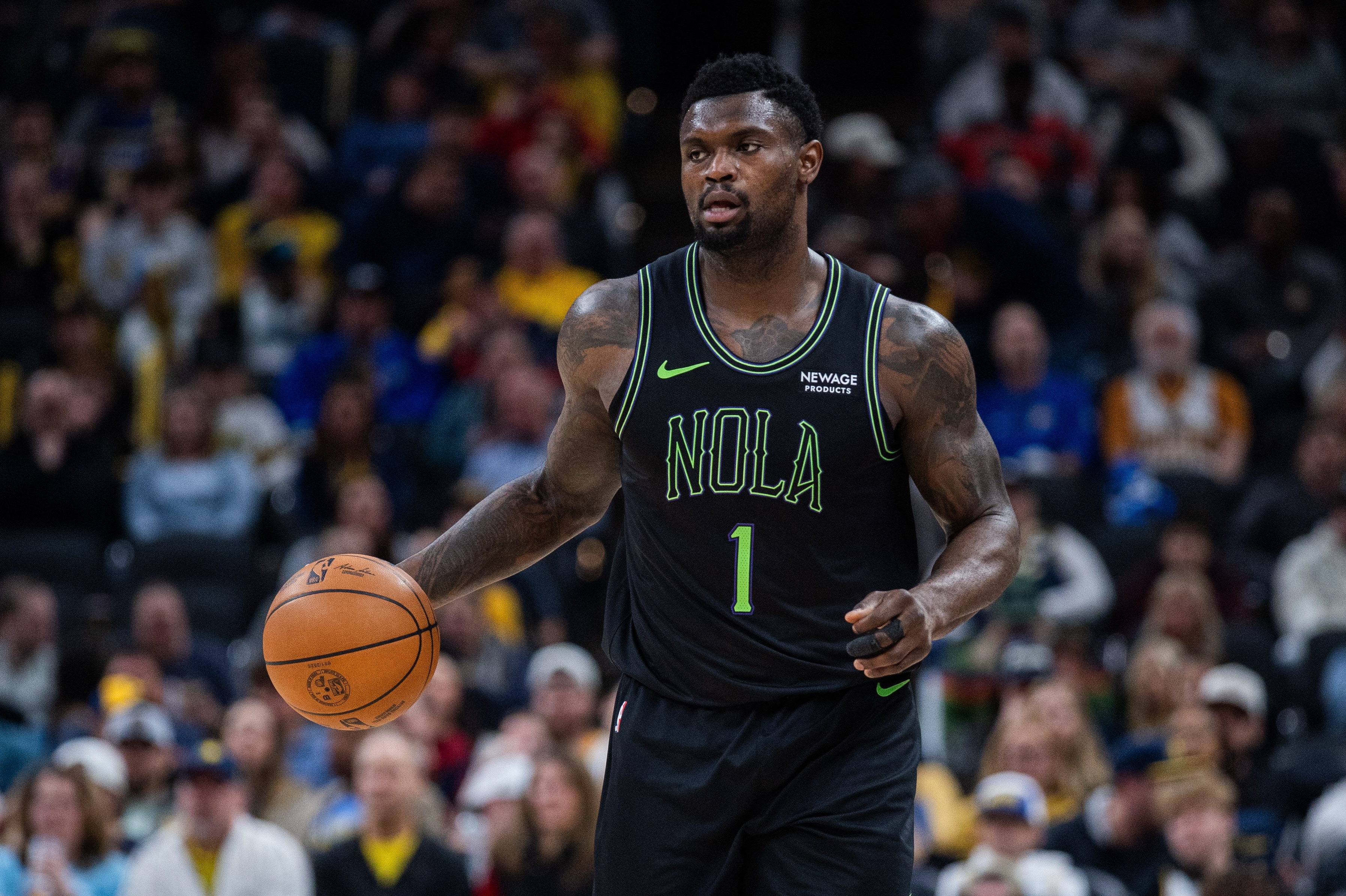 od体育app-中途退赛!锡安第三节中段返回更衣室 鹈鹕宣布其本场不会回归